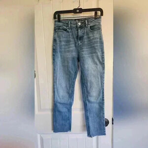 BDG girlfriend high rise jeans in light wash